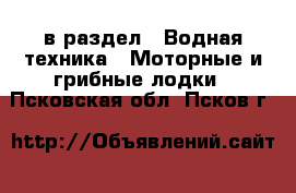  в раздел : Водная техника » Моторные и грибные лодки . Псковская обл.,Псков г.